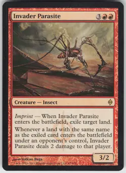 MTG Invader Parasite 87 New Phyrexia R Normal NM - Image 1