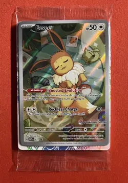 Sealed Eevee 173 (Pokemon Center Exclusive) Promo Cards Holo Prismatic Evolution - Image 1