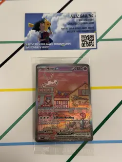 Mew ex SVP 053 Pokemon TCG Scarlet Violet 151 Black Star Promo Full Art SEALED - Image 1