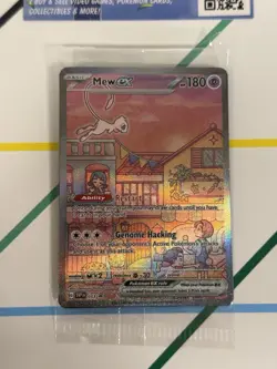 Mew ex SVP 053 Pokemon TCG Scarlet Violet 151 Black Star Promo Full Art SEALED - Image 2