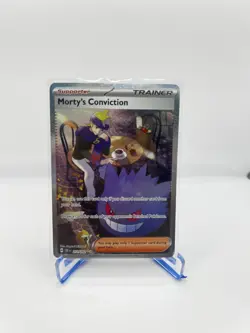 Pokemon Morty's Conviction Special Illustration Rare Temporal Forces 211/162 NM - Image 1