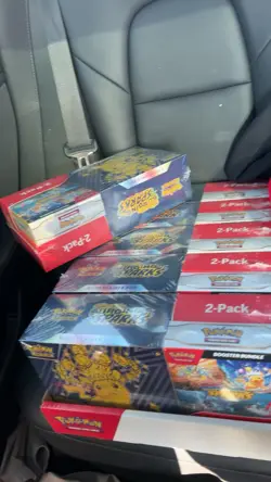 Pokemon Surging Sparks ETB + Booster Bundle COSTCO 2-PACK SEALED - LOT OF 6!! - Image 3