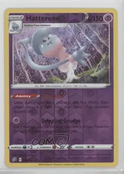 Hatterene Reverse Foil Pokemon Sword & Shield Rebel Clash #085 - Image 1