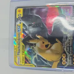 Pikachu & Zekrom GX 33/181 Sm-Team Up Holo Pokemon TCG - Image 2