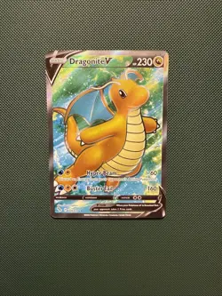 Pokemon GO #076/078 Dragonite V (Full Art) Ultra Rare Near Mint - Image 1