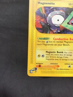 Pokemon Cards: Aquapolis Common: Magnemite 91/147 - Image 5