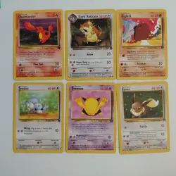 Pokemon TCG Team Rocket Set of 5 Uncommon, 24 Common total 29 cards - Image 2