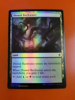 1x Dismal Backwater | FOIL | Khans of Tarkir | MTG Magic Cards - Image 1