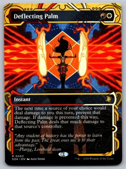MTG Deflecting Palm Borderless Strixhaven Mystical Archive STA NM - Image 1