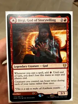 Birgi, God of Storytelling Kaldheim Regular 123/285 Magic the Gathering - Image 1