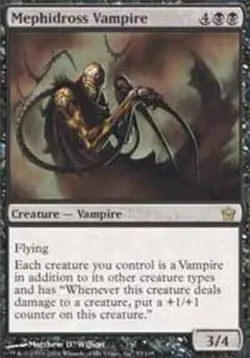 1x Mephidross Vampire Light Play, English Fifth Dawn MTG Magic - Image 1