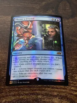 Phone A Friend Foil 055/244 Unfinity MTG Magic The Gathering D8077* - Image 1