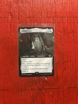 Mithril Coat NM EXTENDED ART MTG! LOTR - Image 1