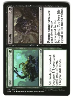 Life // Death 216 Uncommon Dominaria Remastered Magic: The Gathering Near Mint - Image 1