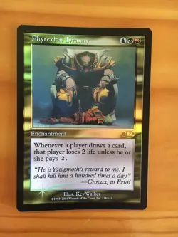 Mtg Carte Magic Planeshift Phyrexian Tyranny FOIL English LP - Image 1