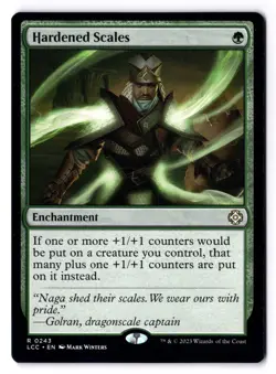 Hardened Scales NM* The Lost Caverns of Ixalan Commander 0243 mtg -UnltdCards - Image 1