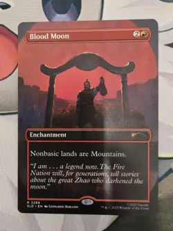 Magic The Gathering Mtg Non Foil Blood Moon Secret Lair Avatar Borderless - Image 1