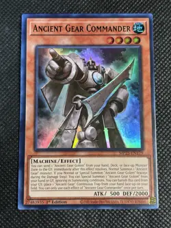YuGiOh! - Ancient Gear Commander MP25-EN179 Ultra Rare 1st Edition Near Mint - Image 1