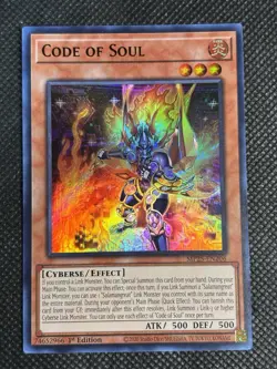 YuGiOh! - Code of Soul MP25-EN206 Ultra Rare 1st Edition Near Mint - Image 1