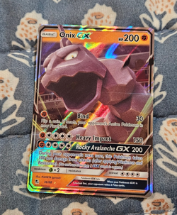 Onix GX Ultra Rare 36/68 - Pokemon Hidden Fates Sun & Moon - Pokemon - Image 1