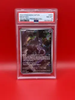 Pokemon 2023 SVP Black Star Promo #052 Mewtwo 151 Ultra-Premium Coll PSA 9 - Image 1