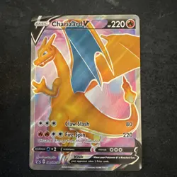 Charizard V SWSH050 - Full Art Holo NM - Pokemon Black Star Promo - Image 1