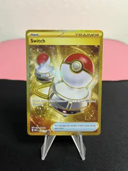 Switch 206/165 Pokemon Sv: Scarlet & Violet 151 Hyper Rare Holo - NM - Image 1