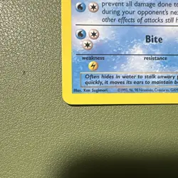Pokemon TCG Wartortle Base Set Evolution Error Box 42/102 - Image 3