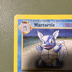 Pokemon TCG Wartortle Base Set Evolution Error Box 42/102 - Image 4