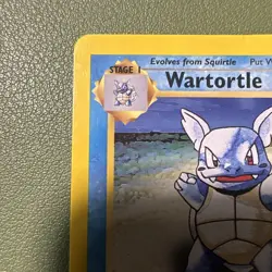 Pokemon TCG Wartortle Base Set Evolution Error Box 42/102 - Image 5