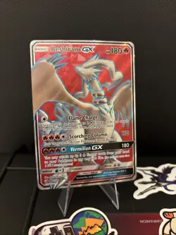 Pokemon TCG Reshiram GX 65/70 Full Art Holo Ultra Rare Dragon Majesty - NM - Image 1