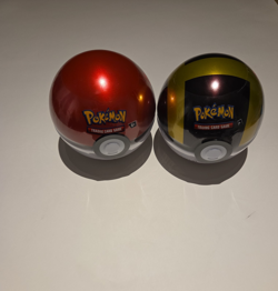 2 Pokeball Tin New E25 Sealed 6 Booster Packs Pokemon Tcg Fast Secure Shipping - Image 1