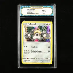 TQG 9.5 MINT+ 2022 Pokemon ENG Melmetal F PGO 046/078 Holo - Image 1