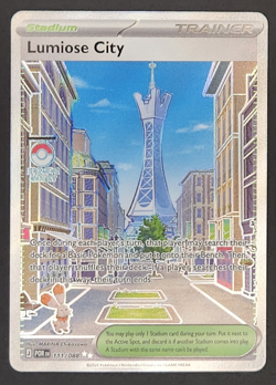 Pokemon TCG: Perfect Order - Lumiose City (111/088) Trainer Full Art Holo NM - Image 1