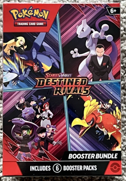 Pokemon TCG Destined Rivals Booster Bundle – 6 Packs – Factory Sealed - Image 1