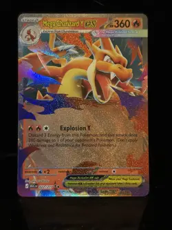 Pokemon Mega Charizard Y EX Holo Explosion Y 022/217 360 HP Pokemon TCG - Image 1