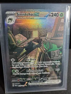 Sinistcha EX 210/167 Twilight Masquerade Special Illustration Pokemon TCG - Image 1