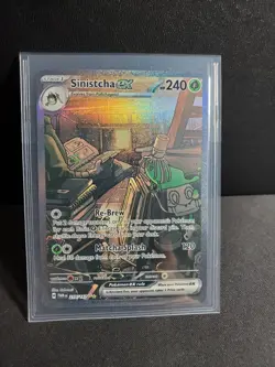 Sinistcha EX 210/167 Twilight Masquerade Special Illustration Pokemon TCG - Image 2