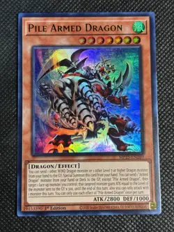 YuGiOh! - Pile Armed Dragon MP25-EN289 Ultra Rare 1st Edition Near Mint - Image 1