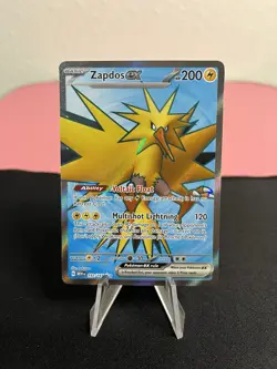 Zapdos ex 192/165 Pokemon Sv: Scarlet & Violet 151 Ultra Rare Full Art Holo - NM - Image 1