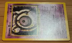 Unown [M] # 49/75 (Icognito) Uncommon Neo Discovery Pokemon EN Near Mint Vintage - Image 2