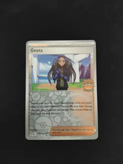 Pokemon TCG - Geeta (TCG Regional Stamp) - [188/197] Obsidian Flames - Image 1