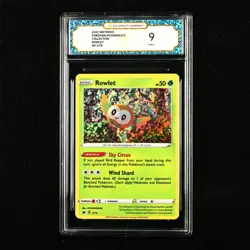 TQG 9 MINT 2022 Pokemon x McDonald's ENG Rowlet D 2/15 - Image 1