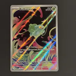 Pokemon TCG 2025 Bulbasaur 133/132 Me: Mega Evolution Holo Rare staEnglish HP 80 - Image 1