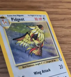 Pokemon TCG Pidgeot 8/64 Jungle Unlimited Holo Rare English 1999 - Image 2
