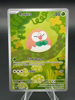 Rowlet 090/088 Pokemon Perfect Order Illustration Rare Illustration Near Mint - Image 1