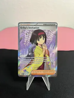 Erika's Invitation 196/165 Pokemon Sv: Scarlet & Violet 151 Ultra Rare Holo - NM - Image 1