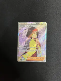 Erika's Invitation 196/165 Pokemon Sv: Scarlet & Violet 151 Ultra Rare Holo - NM - Image 3
