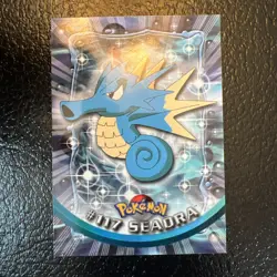 Seadra Non Holo #117 Blue Label 2000 Topps TV Animation Edition Pokemon - Image 1