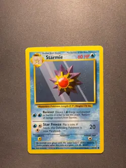 Pokemon TCG Starmie Unlimited 64/102 Regular 1999-2000 Wizards Base Set - Image 3